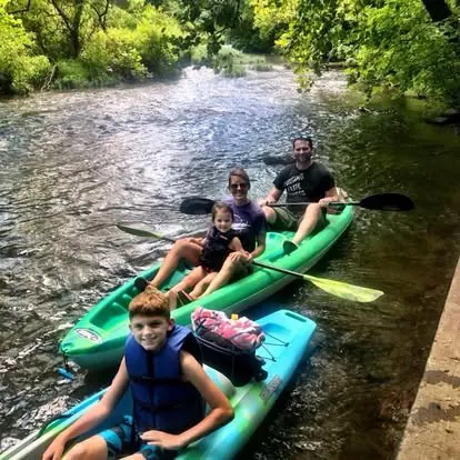 Tandem Kayak - Walter Hill Dam