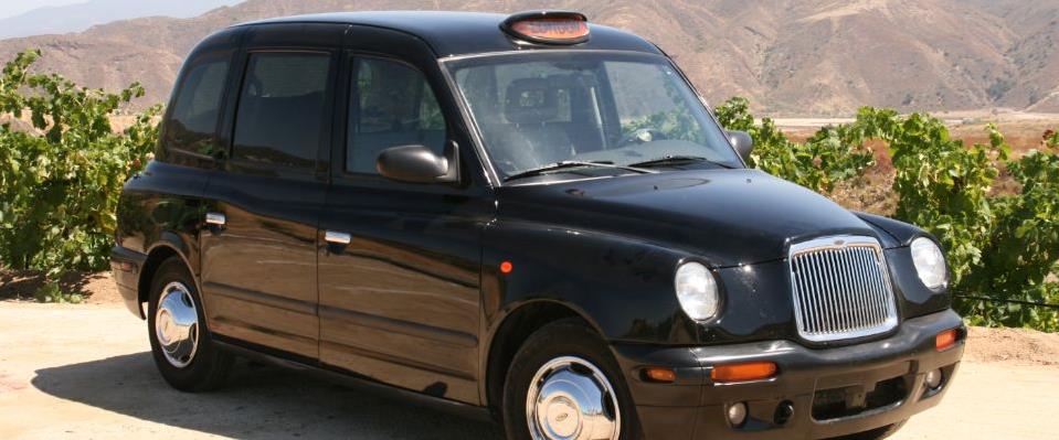 London Executive Sedan in Temecula Wine Country