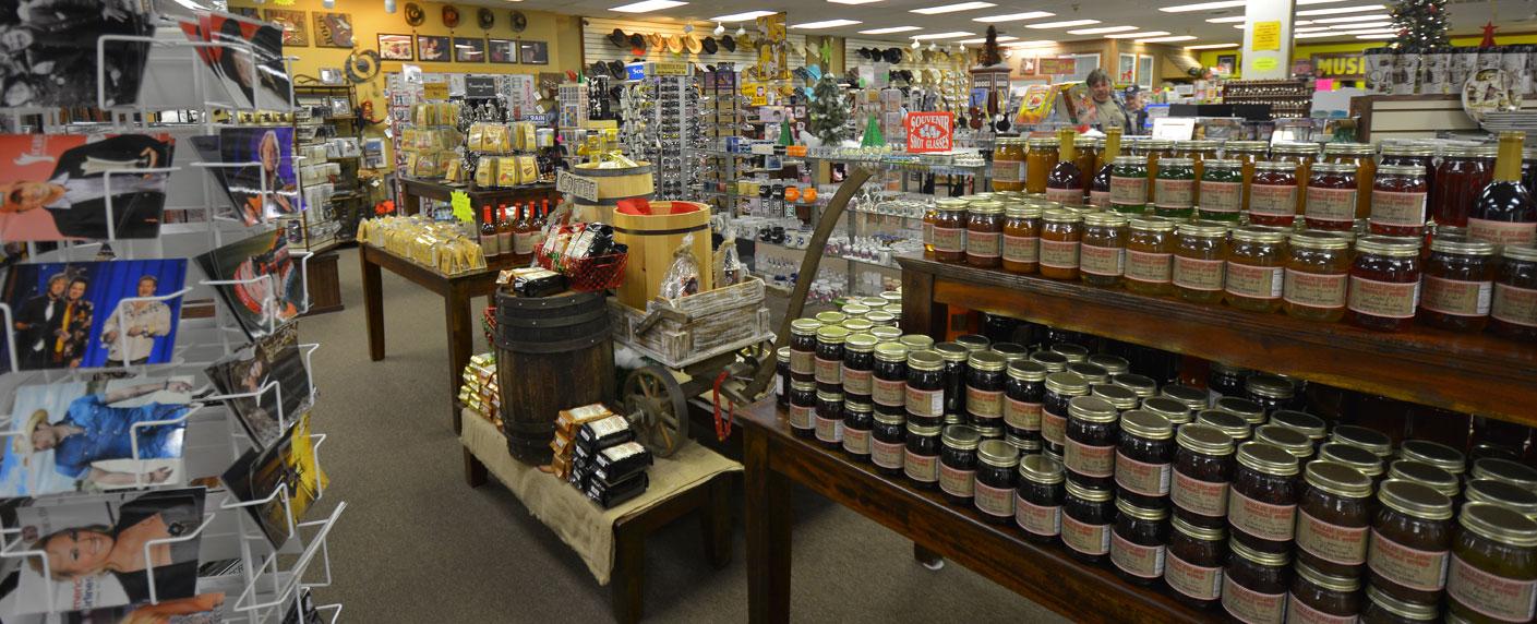 Nashville Souvenirs Gift shop in Nashville, Tennessee.