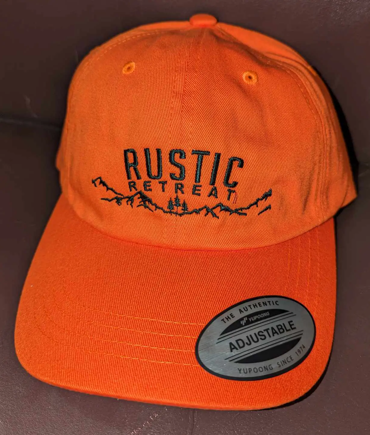 Blaze Orange RRL Logo hat