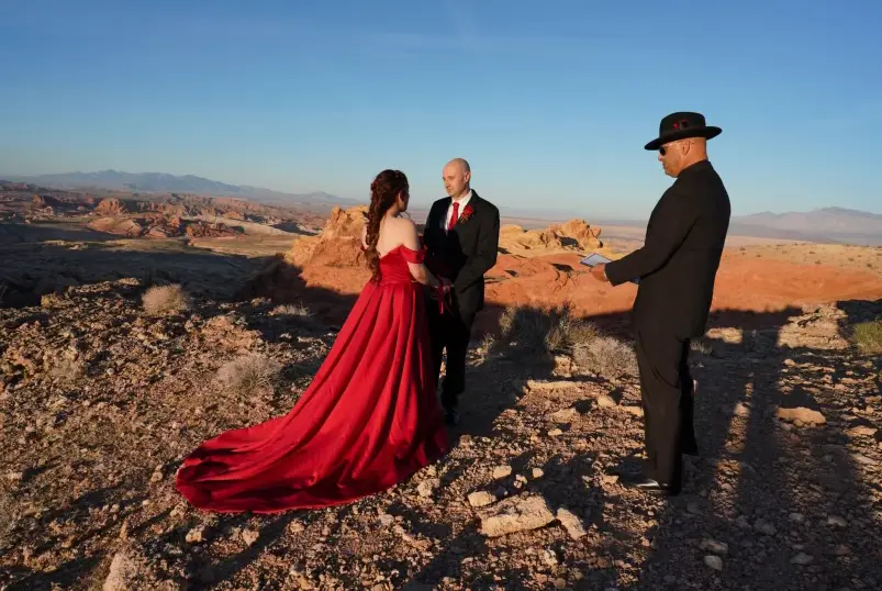 Valley of Fire Landing Helicopter Ceremony