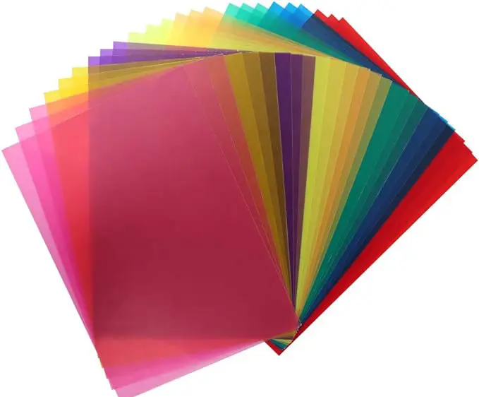 Accessory Rental - 8.5" x 11" Gel Filters  / $5 sheet