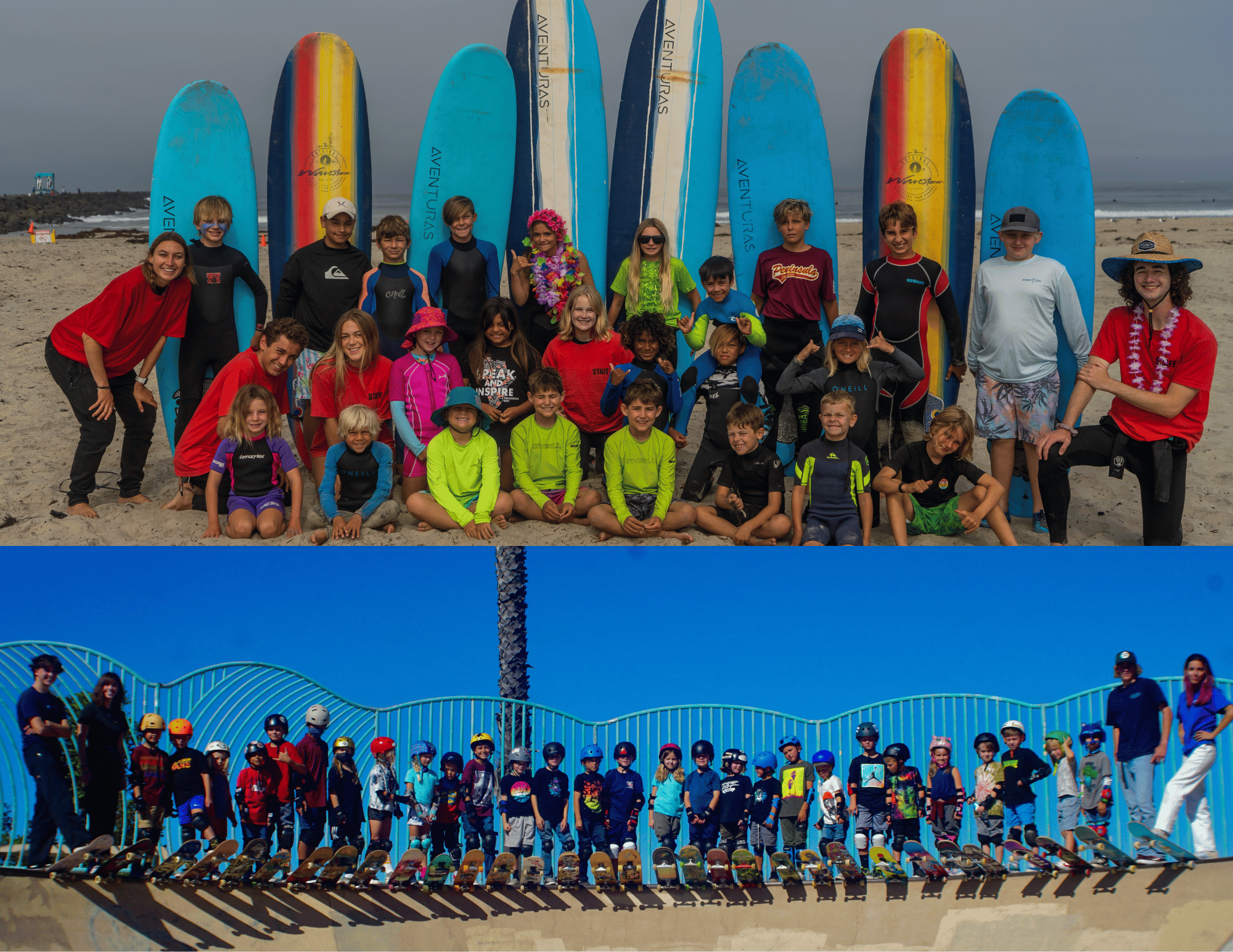 Full Day Surf & Skate Combo Camp (Full Week)
