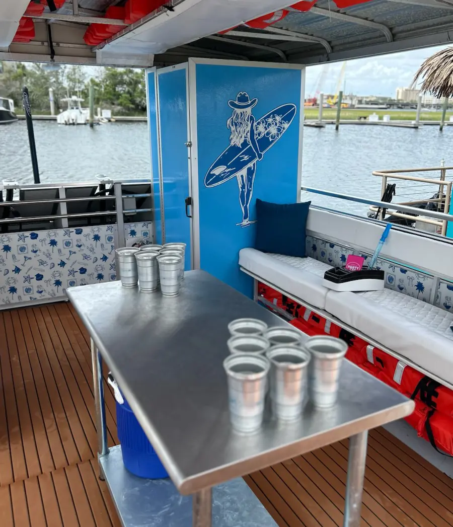 Cowgirl Beach Club - up to 17 passangers 