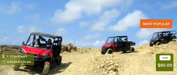 UTV Tour - Aruba Wonders