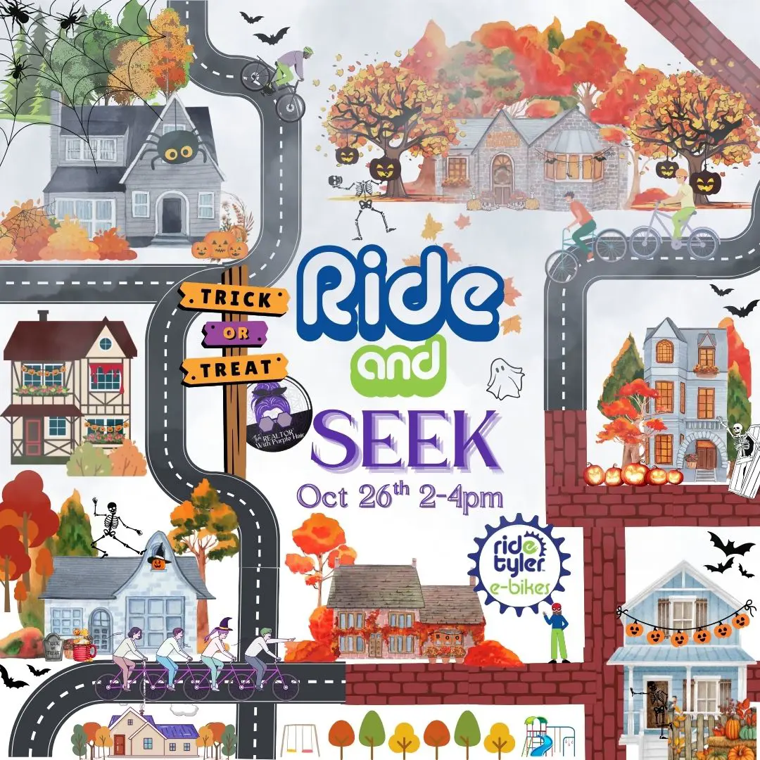 Ride and Seek with That Realtor with Purple Hair- Historic District Home E-bike Tour 